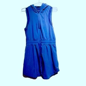 GAP Size S. Utility Romper Runner Classic Workout Dress Tennis with Hoodie
